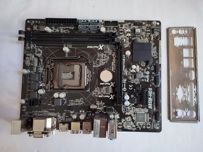 ASRock B85M-HDS Mainboard Sockel 1150 Intel B85 mATX DDR3 inkl. Blende