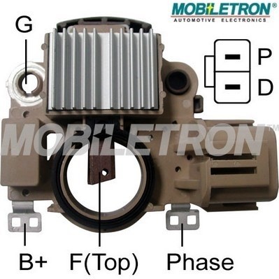ALTERNATOR REGULATOR VR-H2009-100 FOR MAZDA MITSUBISHI GY01-18W70 444 465 A866X4 - Picture 2 of 6