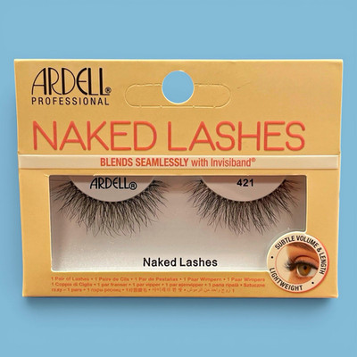 Ardell Naked Lashes 421 Invisiband Lightweight False Eyelashes New
