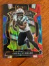 2025 Panini Select - Concourse Chuba Hubbard #43 Black & Red Shock Prizm