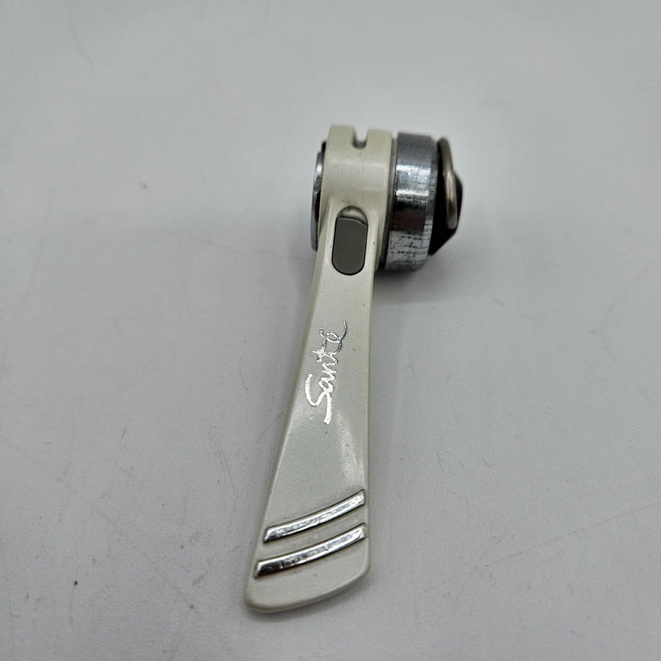 Vintage Shimano Sante 2 x 7-Speed Shift Levers SL-5000, White, Braze-On SIS Road - Image 2 of 4