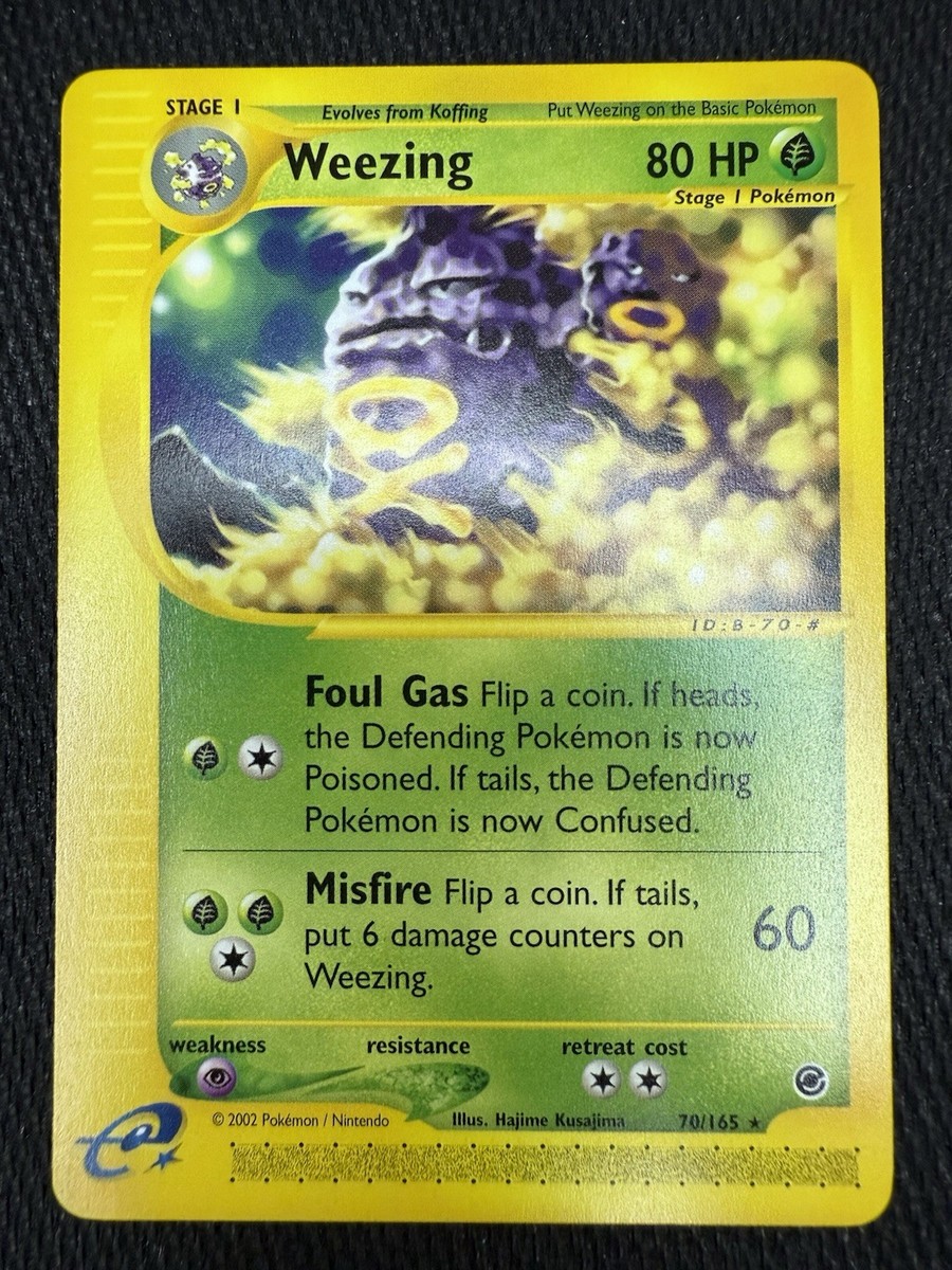 Weezing 70/165 Expedition Non Holo Vintage WOTC 2002 Pokemon | eBay