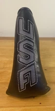 Big Teeth USA Embroidered Flag Golf Club Head Blade Putter Cover Black