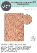 Sizzix A6 Embossing Folder 665741 Floral Flourishes Kath Breen