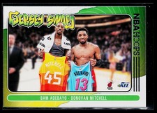 2020-21 Hoops Winter #8 Donovan Mitchell / Bam Adebayo Jersey Swap