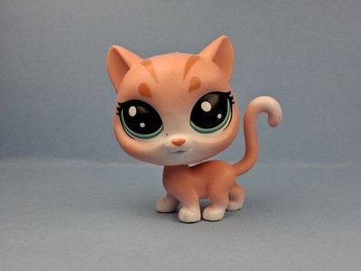 POPPY TABLING CAT #1-102 - Authentic Littlest Pet Shop - Hasbro LPS
