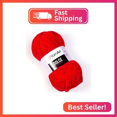 Yarn Art Dolce Yarn 100% MicroPolyester Velvet Blanket Amigurumi Super Bulky :6 