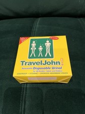 TravelJohn Resealable Disposable Urinal - Pack of 3