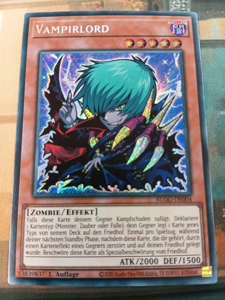 Vampirlord BLGG-DE004 Chibi Secret Rare DE NM Yugioh - Bild 1 von 1