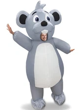 Inflatable Adult Halloween Costume Blow Up Rat Costume Full Body Suit for Hal...