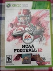 NCAA FOOTBALL 12 XBOX 360 COMPLETE