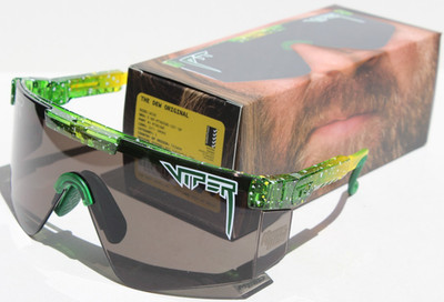 PIT VIPER x MOUNTAIN DEW Sunglasses Green Yellow/Smoke NEW RARE LIMITED