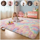 Large Shaggy Area Rug Anti Slip Floor Mat Fluffy Carpets for Bedroom Living Room