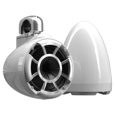 Wet Sounds - REV 8 Fixed Aluminum Clamp 8-Inch Tower Speakers - White (Pair)
