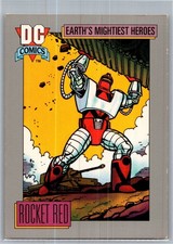 1991 DC Comics Trading Card Earth's Mightiest Heroes #74 Rocket Red