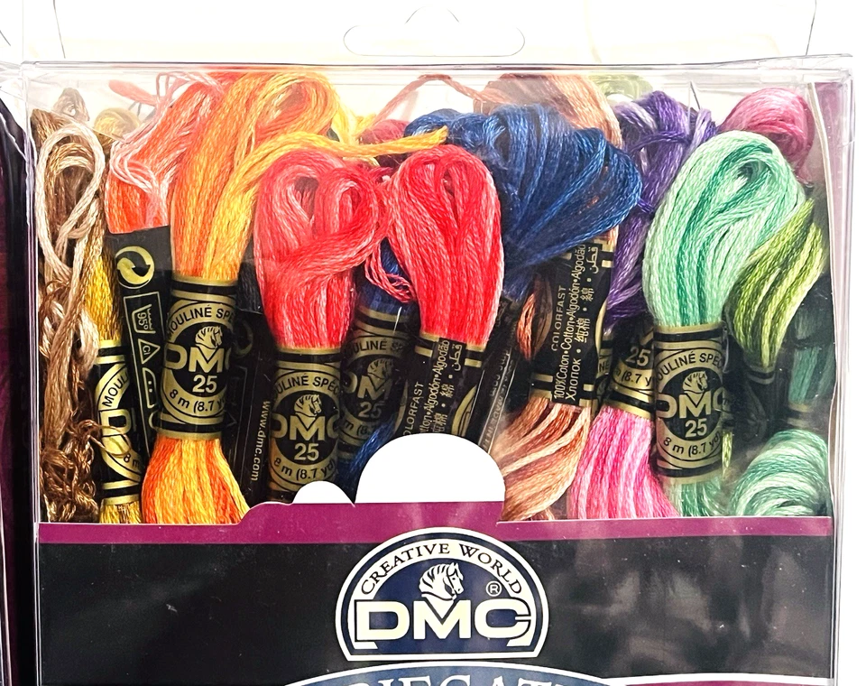 DMC VARIEGATED EMBROIDERY FLOSS 65 SKEINS 6 STRANDS COLLECTORS EDITION 18 SHADES - Image 3 of 4