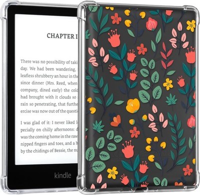CoBak Clear Hülle Kindle Paperwhite 11. Gen 2021 6,8'' Blumenmeer Kratzfest
