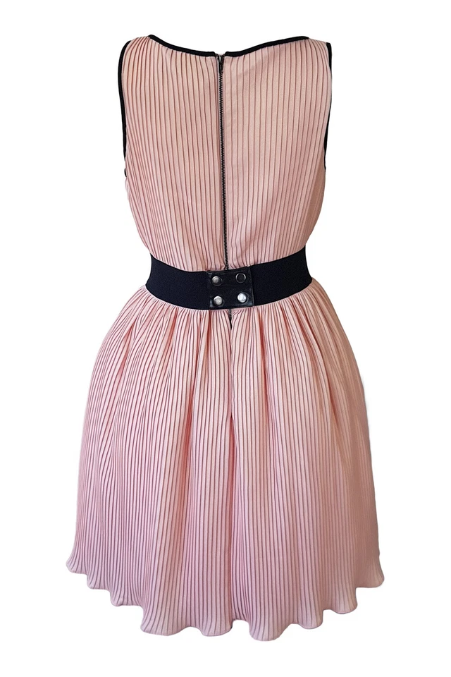 Mini vestido de cóctel plisado rosa para mujer bebé MANOUSH (38) Foto 3 de 3