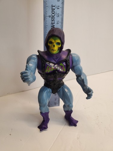 1981 Skeletor HE-MAN Soft Head Battle Action Figure - Picture 2 of 5