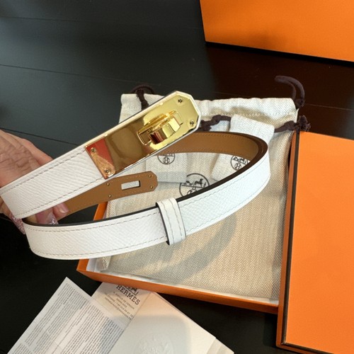 AUTHENTIC NEW HERMES Kelly 18 Epsom Leather Belt One Size Adjustable GHW - Picture 9 of 24