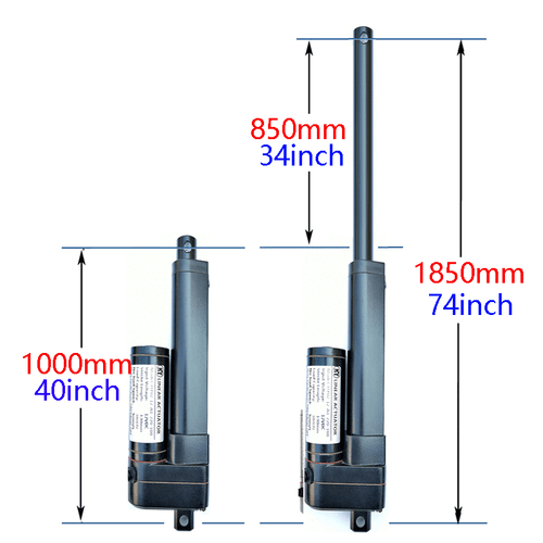 DC 12V 2~40" inch Elettrico Attuatori lineare motore 3000N 660lb Linear Actuator - Photo 34/37