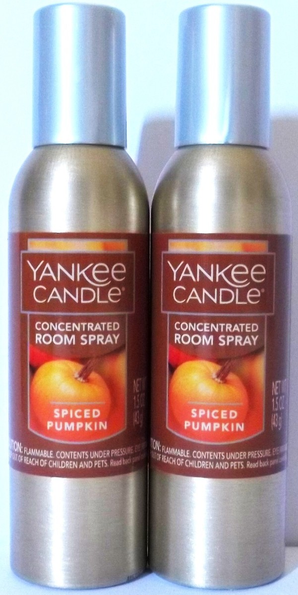 YANKEE CANDLE Room Spray SPICED PUMPKIN oz, NEW, x
