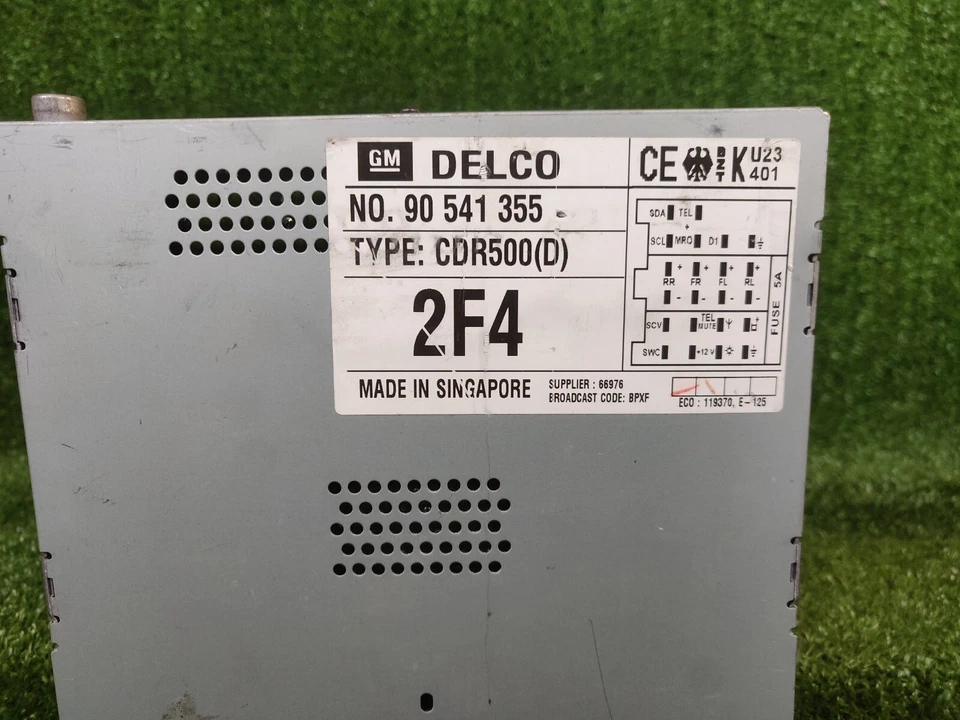 Radio Coche Original Opel Vauxhall 90541355 90 541 355 Foto 4 de 4