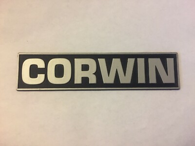 Plastic Corwin Car Dealership Emblem