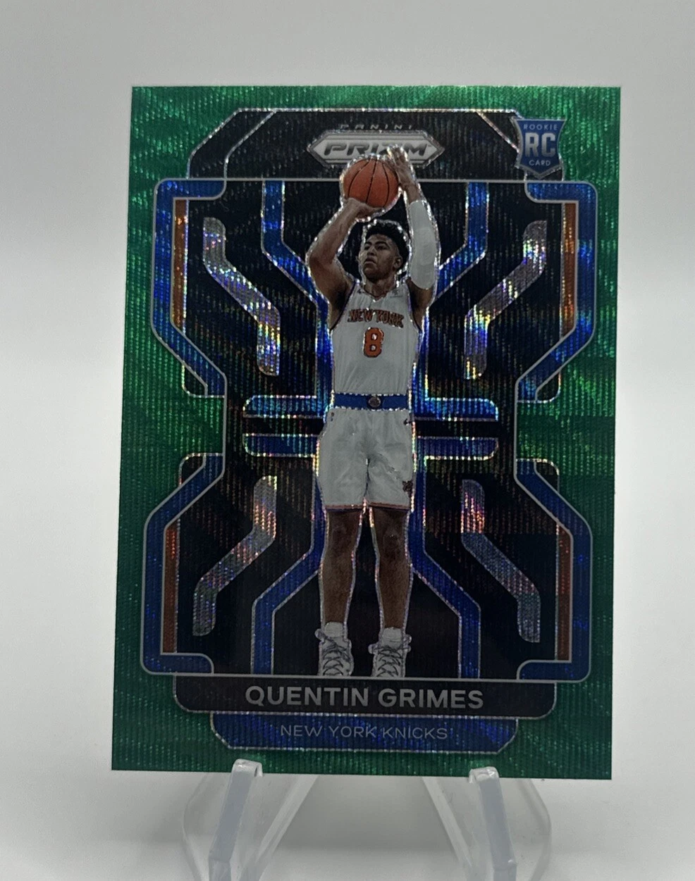 2021-22 Panini Prizm - #285 Quentin Grimes (RC) - Green Wave Rookie 🔥🟩