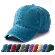 3XL/S/M/XL/XXL 52-67cm Washed Cotton Baseball Cap,Oversize Men Big Plain Dad Hat