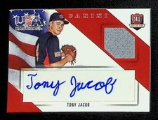 2015 Tony Jacob Panini USA Baseball Rookie Auto Jersey 23/40