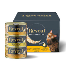 Reveal Natural Wet Cat Food Chicken in Broth Variety Pack 12 X 2.47 Oz Can USA