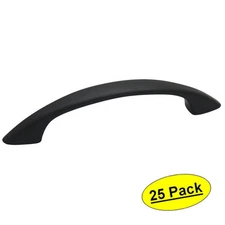 *25 Pack* Cosmas Cabinet Hardware Flat / Matte Black Pulls - #1387FB