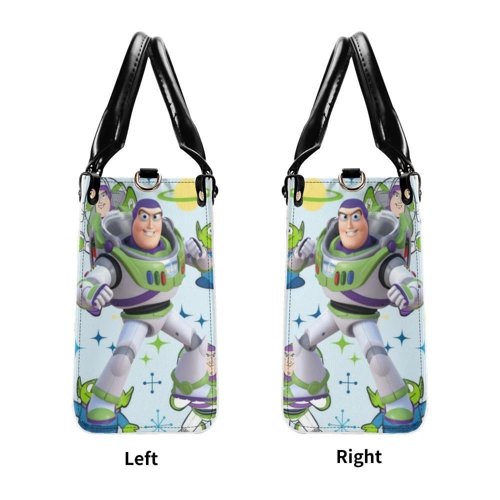 Personalized Buzz Lightyear Luxury Women PU Leather Handbag, Natural Material,
