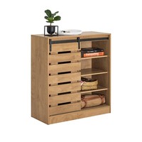Sobuy Sideboard Schuhschrank Mit SchiebetüR Kommode KüChenschrank FSB65-N