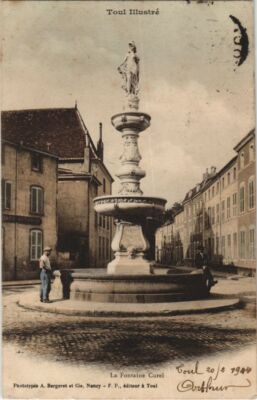 CPA TOUL Fontaine Curel (989333)