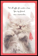 Greeting Card - Cat Kitten Tabby - Religious - Christmas - 0134