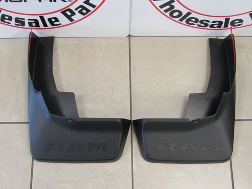 19-21 RAM 1500 Rear Molded Splash Guard Mud Flaps W/ Fender Flares NEW OEM MOPAR