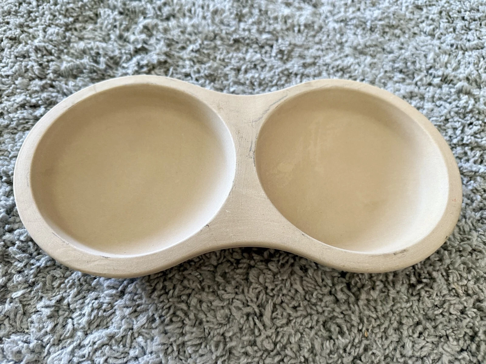 The Pampered Chef Stoneware Microwave Double Egg Cooker #5133