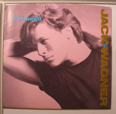 Picture Sleeve 45 Jack Wagner - Tell Him (That You Won'T Go) / All I Need On Qwe