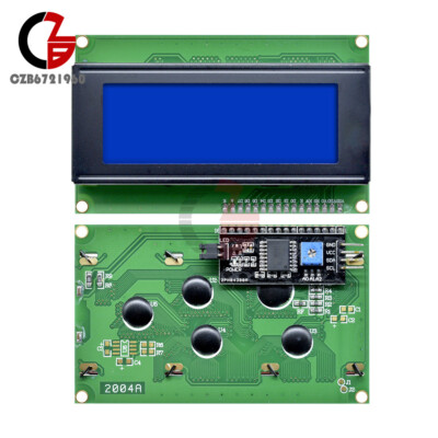 Blue Display IIC/I2C/TWI/SP  I Serial Interface2004 20X4 Character LCD Module