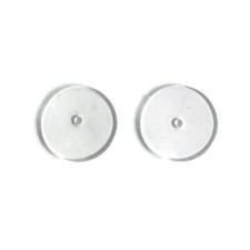 Ear Lift Earring Support, Magic Backs, Plastic Disk Earring Lifters - 10 Pairs