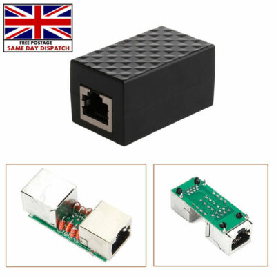 RJ-45 Blitzableiter Adapter Ethernet Überspannungsschutz Netzwerk Schutz Gerät