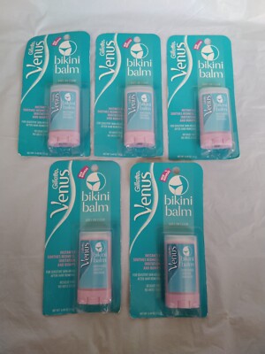 Gillette Venus Bikini Balm Instantly Soothes Redness Bumps & Irritation Clear x5