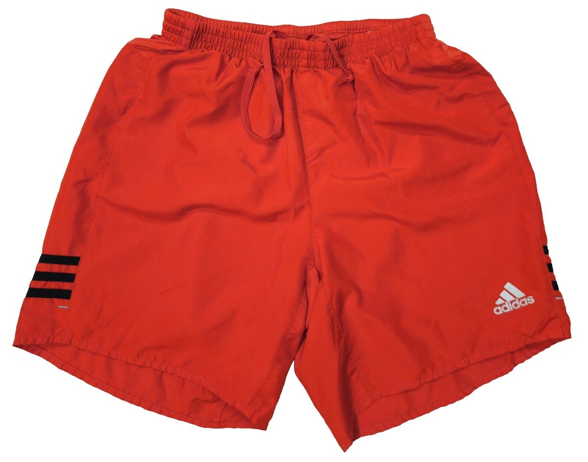 Adidas Response Shorts Men's Orange Running Shorts Size S Waist 28 In  Polyester