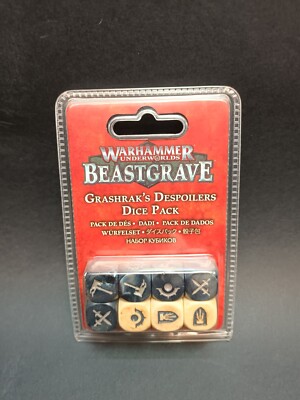 Warhammer Underworlds Beastgrave Grashrak ́s Despoiles Dice Pack - Games Work...