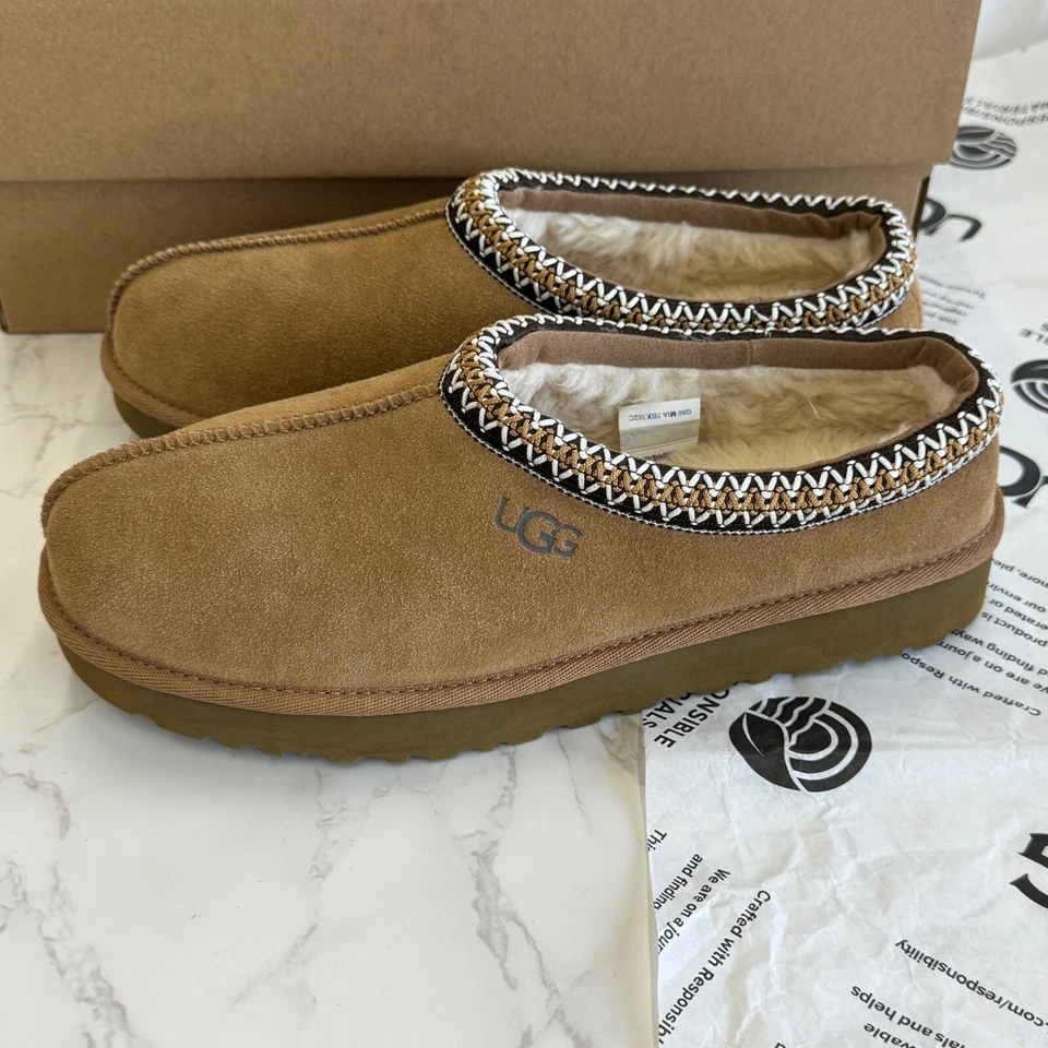 Zapatilla superior de gamuza con caja/UGG Tasman para mujer castaño talla US 6-11 Foto 4 de 4
