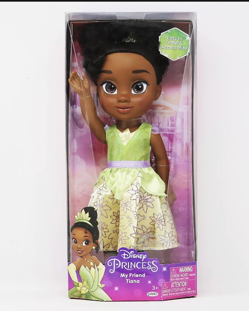 Disney Princess My Friend Tiana Doll 14" Tall Includes Removable Outfit