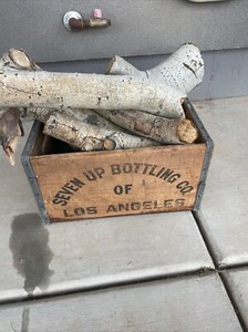7 Up Seven Up Wood Crate Vintage Large Wooden Crate
