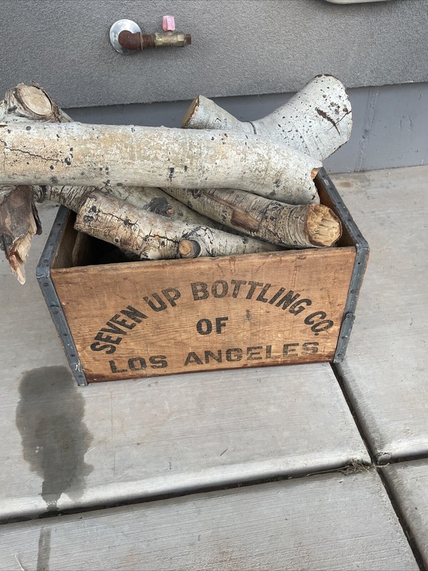 7 Up Seven Up Wood Crate Vintage Large Wooden Crate